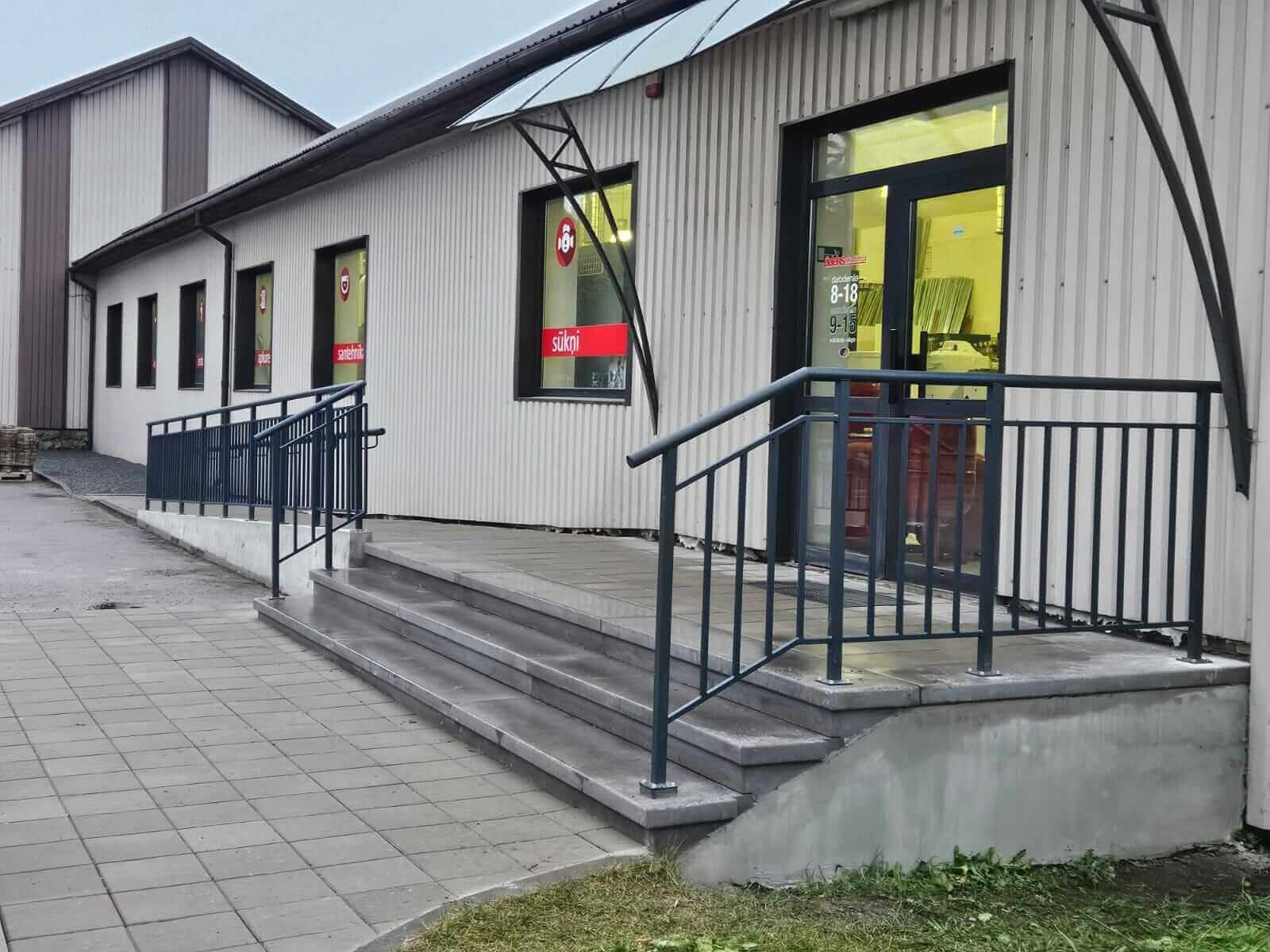 Tērauda pandusa margas - Jēkabpils